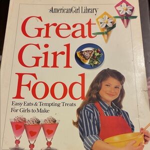 Vintage American Girl Library Great Girl Food cookbook Book